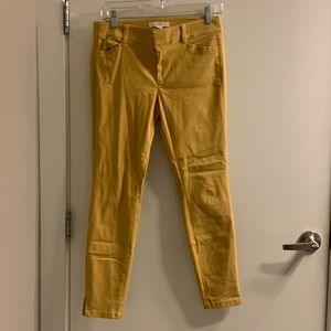 LOFT gold Marisa pants